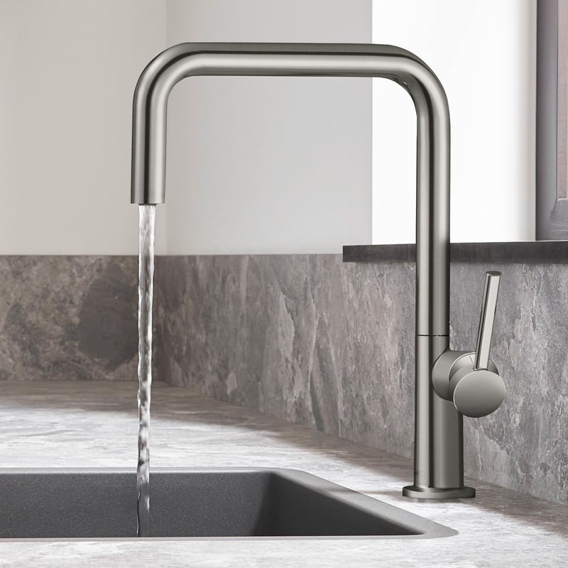 hansgrohe Talis M54 bateria kuchenna, obrotowe kolor: stal szlachetna szczotkowana