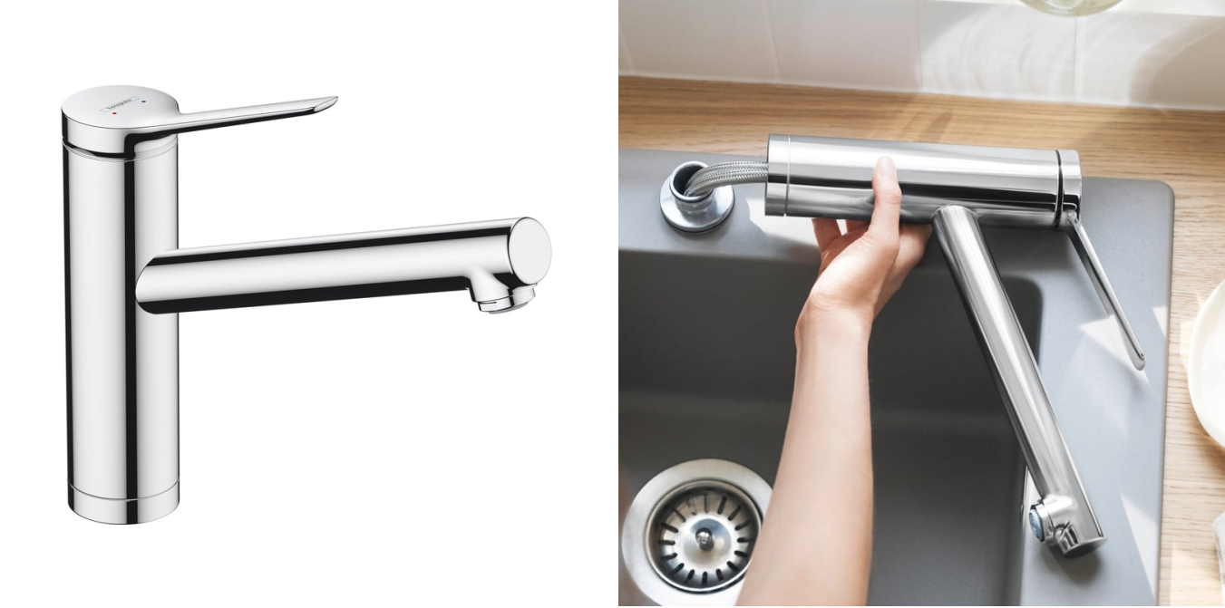 HANSGROHE Zesis M33 bateria kuchenna pod okienna chrom 74805000