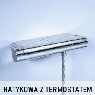 bateria natryskowa natynkowa z termostatem 