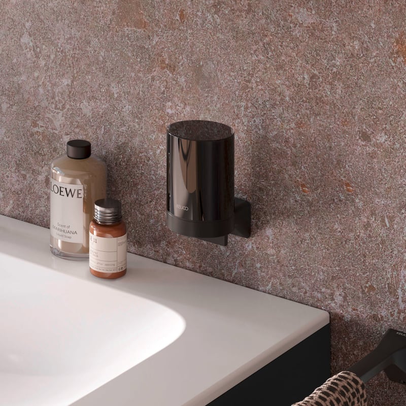 KEUCO Aveno – dozownik mydła czarny mat