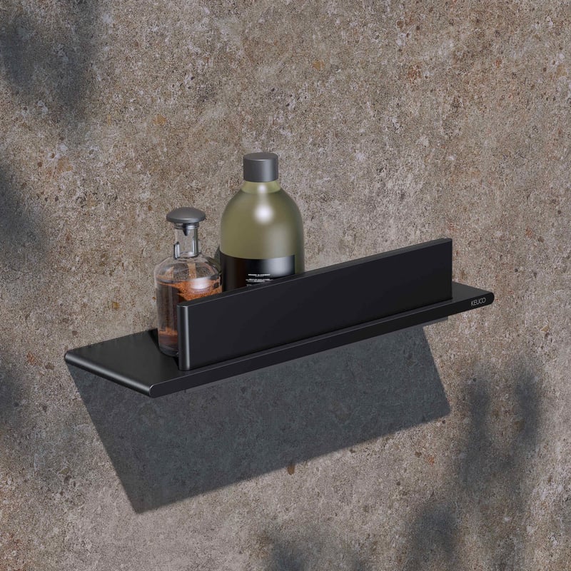 KEUCO Aveno – półka prysznicowa czarny mat
